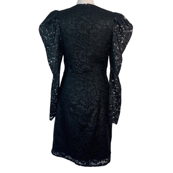 Express Lace Puff Sleeve Fit And Flare Dress- NWT - Picture 10 of 15